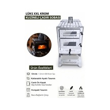 Campology Lüks Xxl Kuzineli Krom Soba Gri