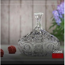 Bohemia Kapaklı Cam Şekerlik Lokumluk İkramlık Drajelik 230 Ml