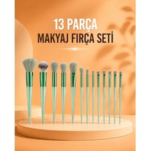 Uçlu 13 Parça Makyaj Fırça Seti Far Fırçası Allık Fırçası Yumuşak