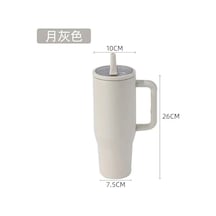 40oz Sınır Ötesi Termos Bardak 40oz Çift Katmanlı Buz Kabı Diğer Beyaz