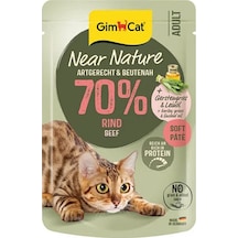 Gimcat Near Nature Ezme Sığır Etli Pouch Yetişkin Kedi Konservesi 85 Gr 157-20000.01