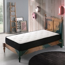 Uzunbebe 90X190 Pc Parrot Black Elite Ortopedik Tek Kişilik Yaylı Yatak