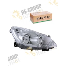 Opel Corsa D Ön Far Kromlu Beyaz 2006-2010 -sağ- 1216188