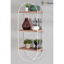 Fullreyon Dekoratif 3 Raflı Duvar Rafı (523192538)