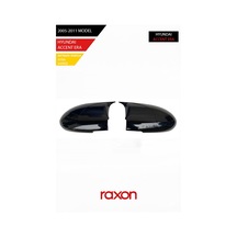 Hyundaı Accent Era 2005-2011 Batman & Yarasa Ayna Kapağı Parlak Piano Black Sport