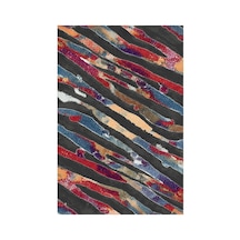 Kartela Halı Aira Halı Kaymaz Taban Makinede Yıkanabilir Halı Antrasit - 160 X 240 Cm