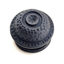 Hubrendy Kargo Antika Tarz Dekoratif Pirinç Gözlü Kapı Tokmağı - 78mm Çap, Oksit