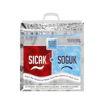 2 Adet Magic Cool Bag Sıcak Soğuk Gıda Torbası 38 X 33,5 Cm Çok Renkli