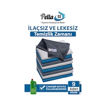 Pella Mikrofiber Temizlik Bezi 9'lu 30 x 40 CM