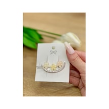 Kadın Sevimli Renkli Çiçek Yan Klipsli Saç Tokası Silver-5 Renkli Taşlı Silver - 105663519 Renkli Taşlı Silver - 105663519 Renkli Taşlı Silver