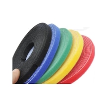 Cırt Cırt Sabitleyici Kablo Düzenleyici, 5 Metre X 1cm, Kendinden Yapışkanlı Silikonlu Köpük Bant Diğer