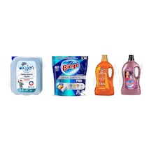Bingo Çam.suyu Oksijen 4 L + Tablet Pro 80'li + Giysi Şampuanı 4l + Tüm Renkler Sıvı 3 L 4'lü Set 2'li Set
