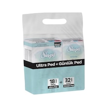 Sleepy Bio Natural Ultra Hijyenik Ped Gece 18'li + Günlük Ped Uzun 32'li