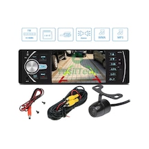 Exvol Araba Oto Teyp+Park Kamerası 4.1 İnc 4*60W Bluetoth-Usb-Aux