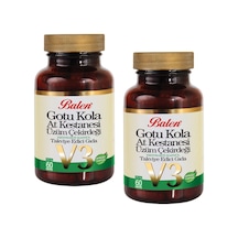 2 Ad. Balen Gotu Kola At Kestanesi Üzüm Çekirdeği Kapsül V3 355 MG