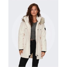 Only15304625 Onlırıs Eggnog Kadın Parka Krem