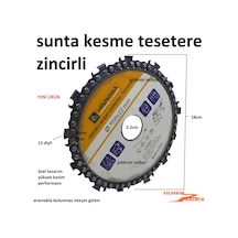 Sunta Kesme Zincirli 180Lik Daire Testere Odun Kesme Büyük Boy Te
