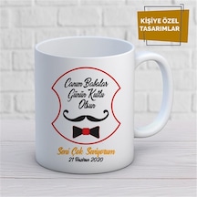 Kişiye Özel İsim Yazılabilir Canım Babalar Günün Kutlu Olsun Kupa Bardak Çok Renkli