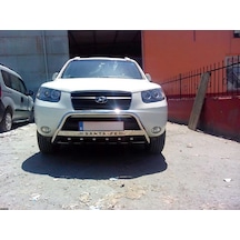 Hyundaı Santa Fe 2006-2012 Ön Koruma- Karterli - Yazı Saclı - 60ø- Cobıa A