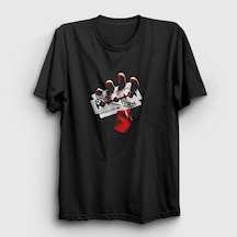 Presmono Unisex Steel Judas Priest T-shirt Siyah