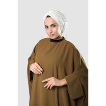 Hürrem Bone Krem Drapeli Salaş Tesettür Bone Sandy Büzgülü 2315 40 Krem