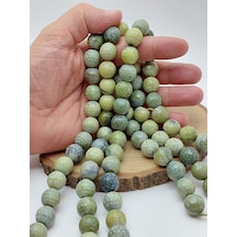 Peridot Zebercet Taşı Bal Peteği Faset Kesim Dizi 14mm 62270 Çok REnkli