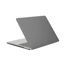 Enkay Ön ve Arka Koruyucu MacBook Pro 16" Laptop Kılıfı Gri