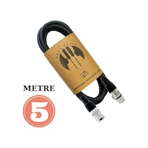 Mikrofon Kablosu 5m Stüdyo Condenser Mikrofon Kablosu Xlr Erkek / Xlr Dişi Konnector Kablosu