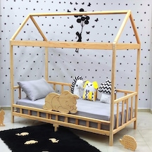 Markaawm Markaawm Çocuk Karyola Doğal Çam Montessori Yatak Bebek Beşiği Akçaağaç