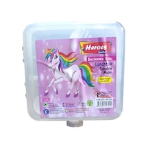 Heroes Double Maxi Beslenme Kabı Ern-329-şeffaf Unicorn Çok Renkli