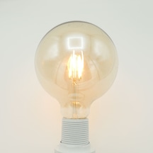 Sunlight G125 Büyük Yuvarlak Rustik Led Ampul 5.5w Amber