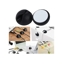 2 Adet Tek Kanallı Kablo Tutucu Sabitleyici Renk Karışık