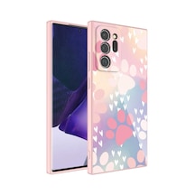 Galaxy Note 20 Ultra Uyumlu Kamera Korumalı Desenli Sert Silikon Epoksi Kılı NO4 No4