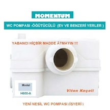 Momentum H600-a -600w-220v- Öğütücülü Atık Su Pompası Ev, İş Yer