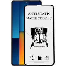 Xiaomi Poco M6 Pro 4g Tam Kaplayan Anti Statik Kırılmayan Mat Seramik Nano Esnek Ekran Koruyucu Cam
