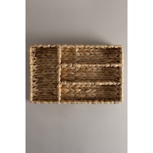 Koza Home Meander Su Sümbülü Saklama Düzenleme 45x 25x6 Cm 9077 Naturel