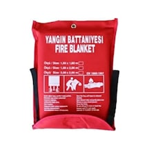 150x180 Cm Yangın Söndürme Battaniyesi Araç İçin Ev İçin İş Yeri İçin Yangın Tüpü