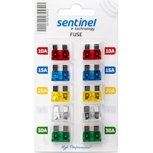 Karışık Üniversal Bıçak Sigorta 10'lü Paket 25