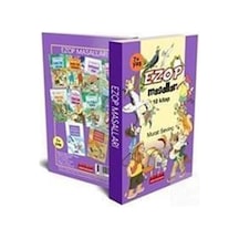 Ezop Masalları Serisi Seti - 10 Kitap Takım - Küçük Boy- Bordo Ressam