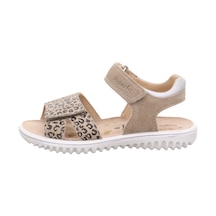 Superfit Sparkle Kız Çocuk Sandalet - Bej Leopar 609004-4010