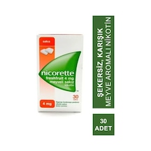 Nicorette Freshfruit 4mg Meyveli 30 Lu Nikotin Sakızı