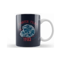 Fighter Pilot Kupa Bardak Porselen Karışık