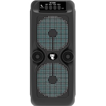 Çeşithane Hf-4260 Çift 4 İnç Sürücülü Kablosuz Bluetooth Hoparlör - Taşınabilir Dış Mekan Subwoofer,