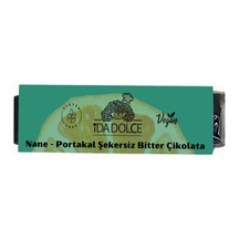 Dolcida Nane Portakal Şekersiz Bitter Çikolata 20gr-3362
