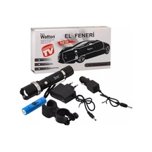 Zoomlu Şarjlı El Feneri En Uygun Fiyata Wt-038
