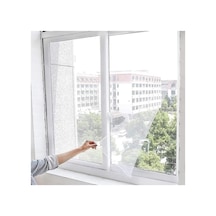 Beyaz Tül Pencere Sinekliği, Kolay Montajlı Ve Aperatlı 75x125 Cm