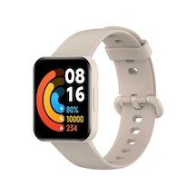 Xiaomi Redmi Watch 2 Lite Uyumlu Klasik Ogaa Kordon-krem