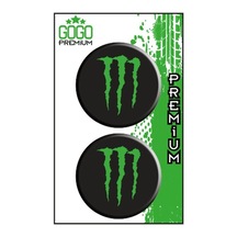 Monster 5 5x5 Cm İkili Damla Etiket