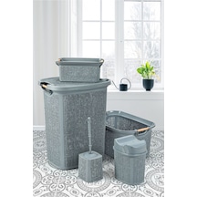 Practical 5 Parça Banyo Seti Gri