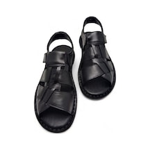 Magic Shoes Hakiki Deri Ortopedik Erkek Sandalet 001
